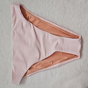 *NWT* J.Crew Ribbed Hi-Rise Cheeky Bikini Bottom